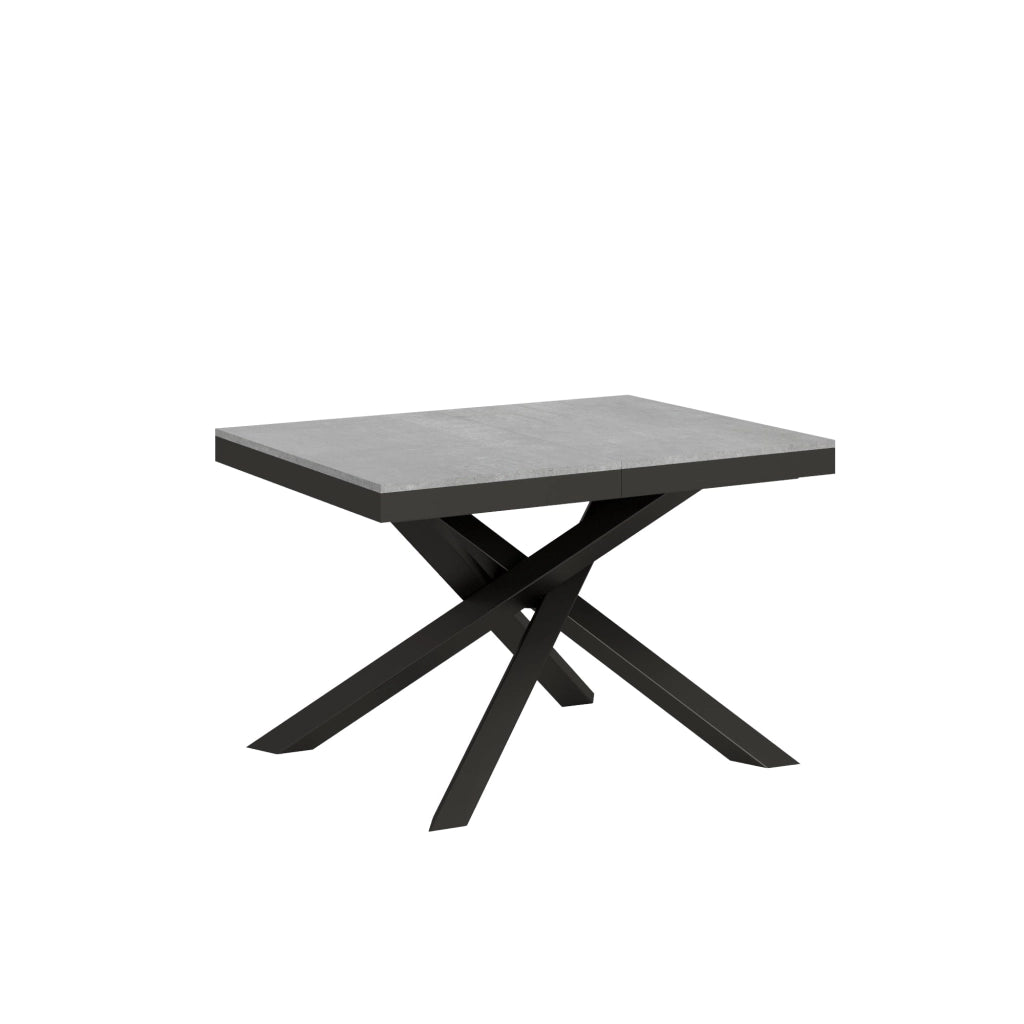 Tavolo Allungabile 120-224x90x80 cm Volantis Evolution Cemento