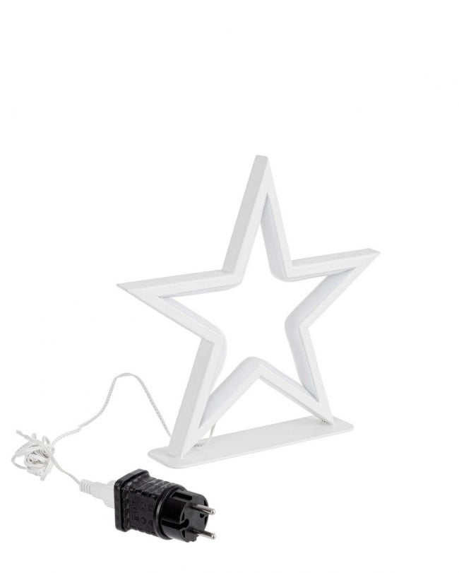 Stella bianca 120 LED classic con base small