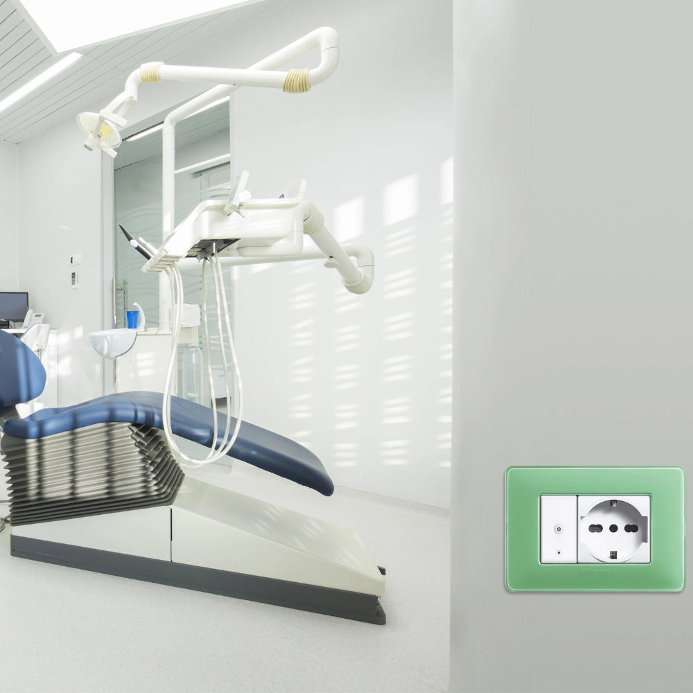 Bticino matix pulsante doppio assiale am5055