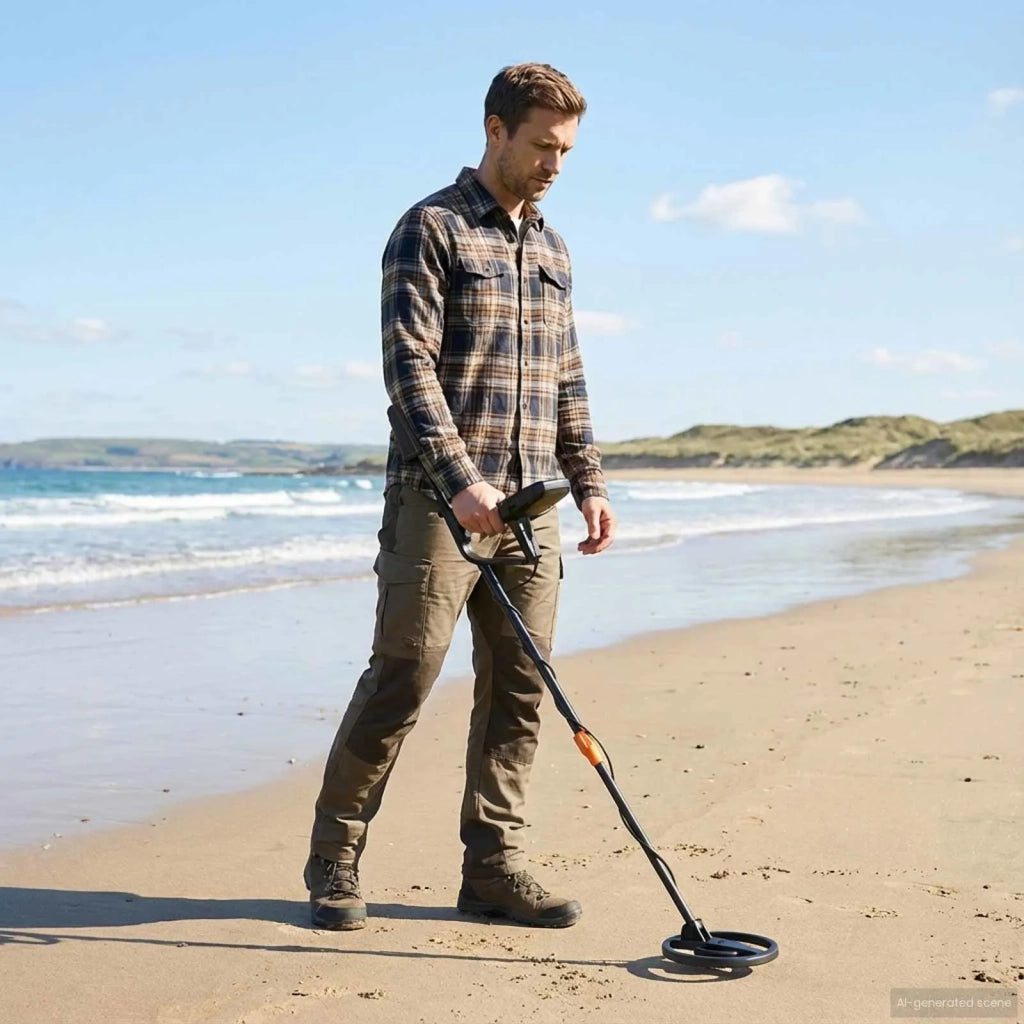 Metal Detector con Display LCD 3 Modelli 19 cm Bobina Nero 42029832