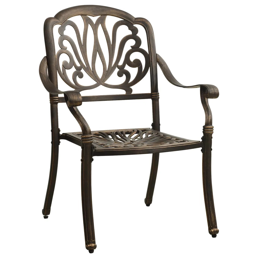 Set da Bistrot 3 pz in Alluminio Pressofuso Bronzo 3070571