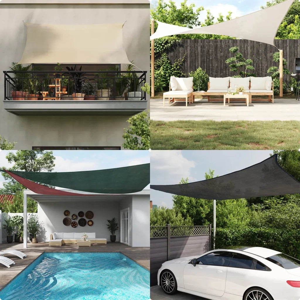 Vela Parasole 160 g/m² Beige 2,5x4,5 m in HDPE 311125