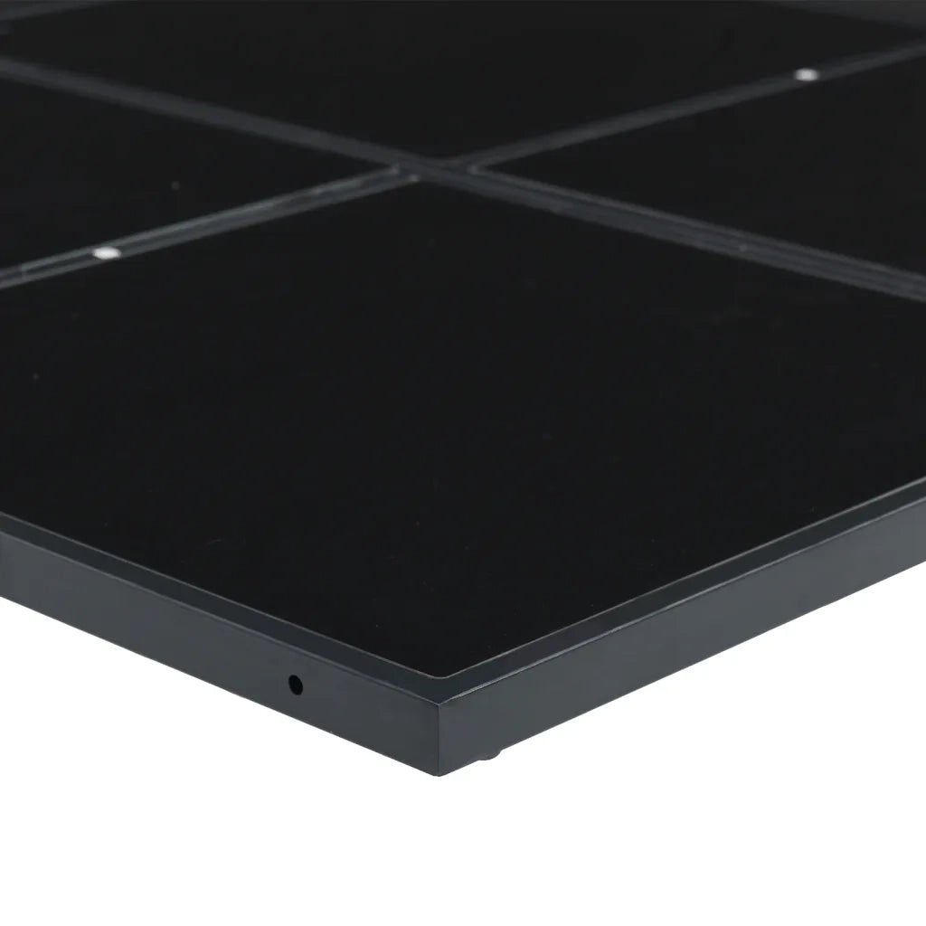 Set da Pranzo da Giardino 9 pz con Cuscini Nero in Textilene 3295078