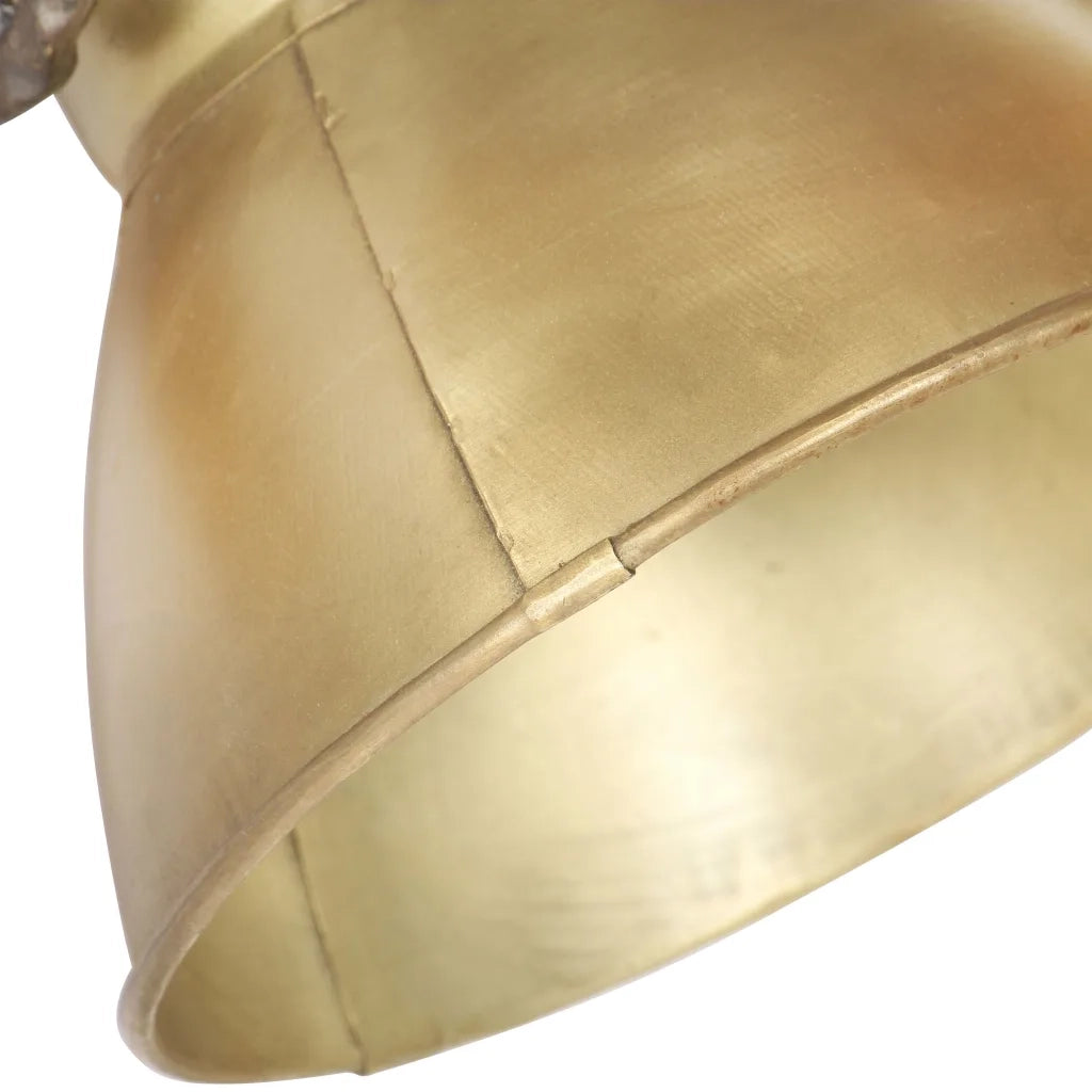 Lampada da Parete Stile Industriale Ottone 65x25 cm E27 CFW3861316