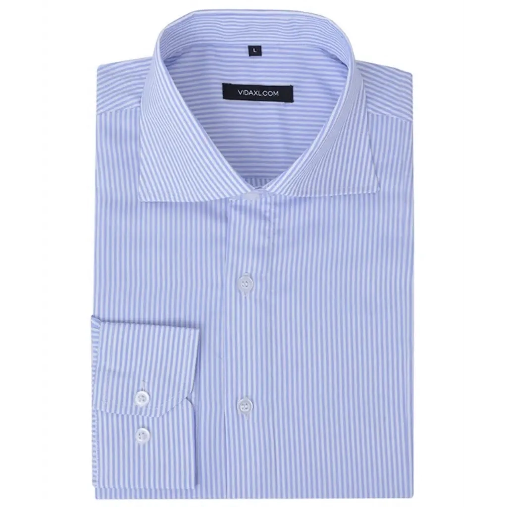 Camicia Uomo Business Bianca e Azzurra a Righe Taglia S 131594