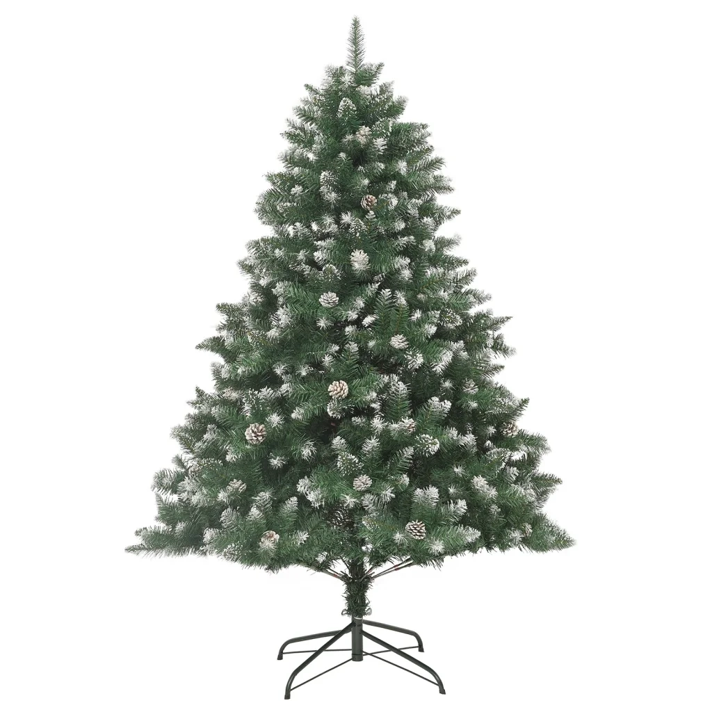 Albero di Natale Artificiale con Base 210 cm PVC 345162
