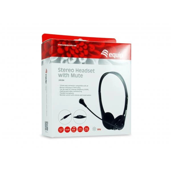STEREO HEADSET WITH MUTE