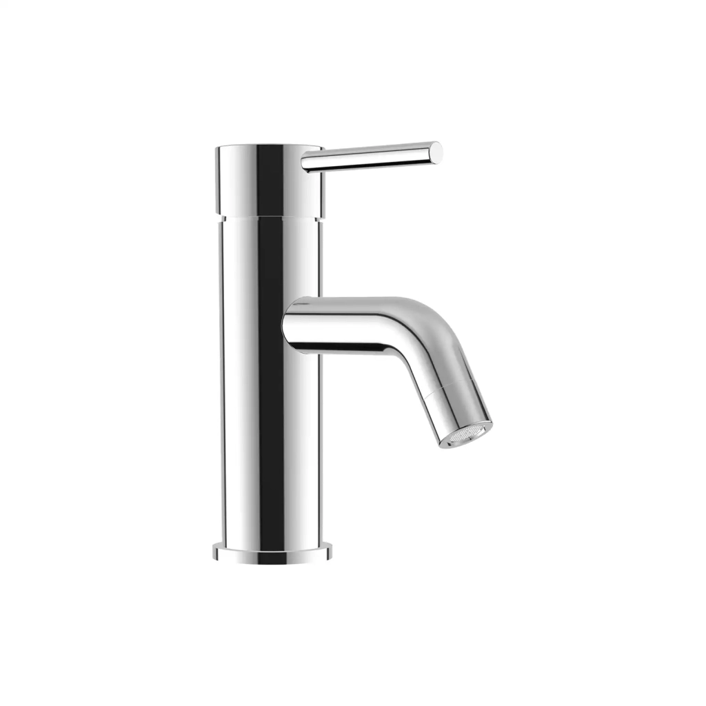 Set miscelatore lavabo e bidet senza scarico in ottone cromato | Ava