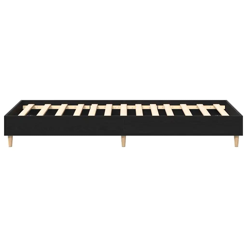Struttura del letto Rovere Nero 203 x 93 x 25 cm 862850