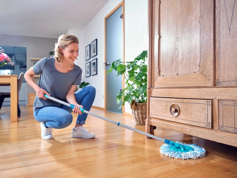 Leifheit Set Clean Twist Disco Mop Ergo Mocio Pavimenti Secchio Lavapavimenti
