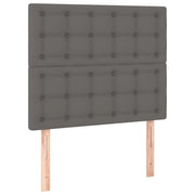 Testiera | Testata Grigio 80x5x118/128 cm in Similpelle