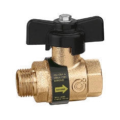 VALVOLA A SFERA MF CON RITEGNO INCORPORATA- 1/2- CALEF- pezzi 1