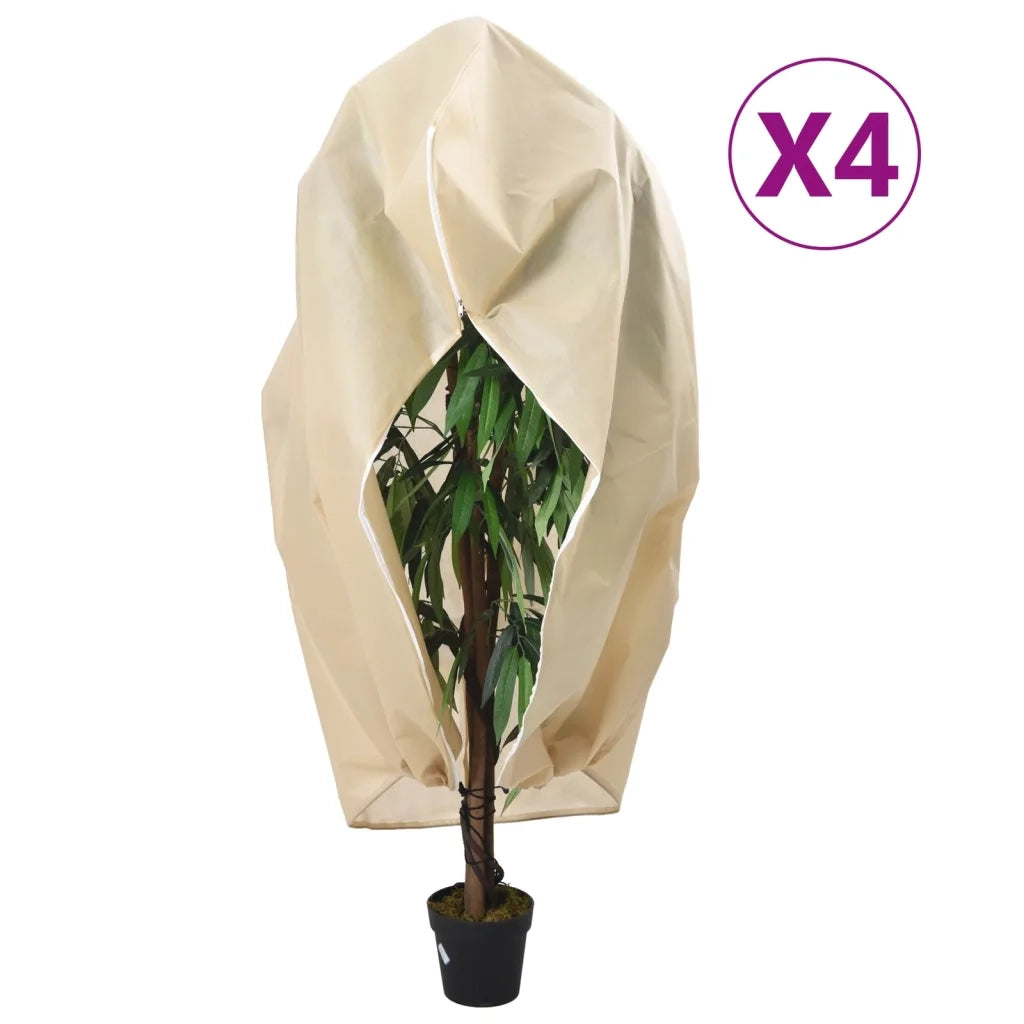 Coperture con Cerniera per Piante 4pz 70 g/m² 1x1,55 m 3203528