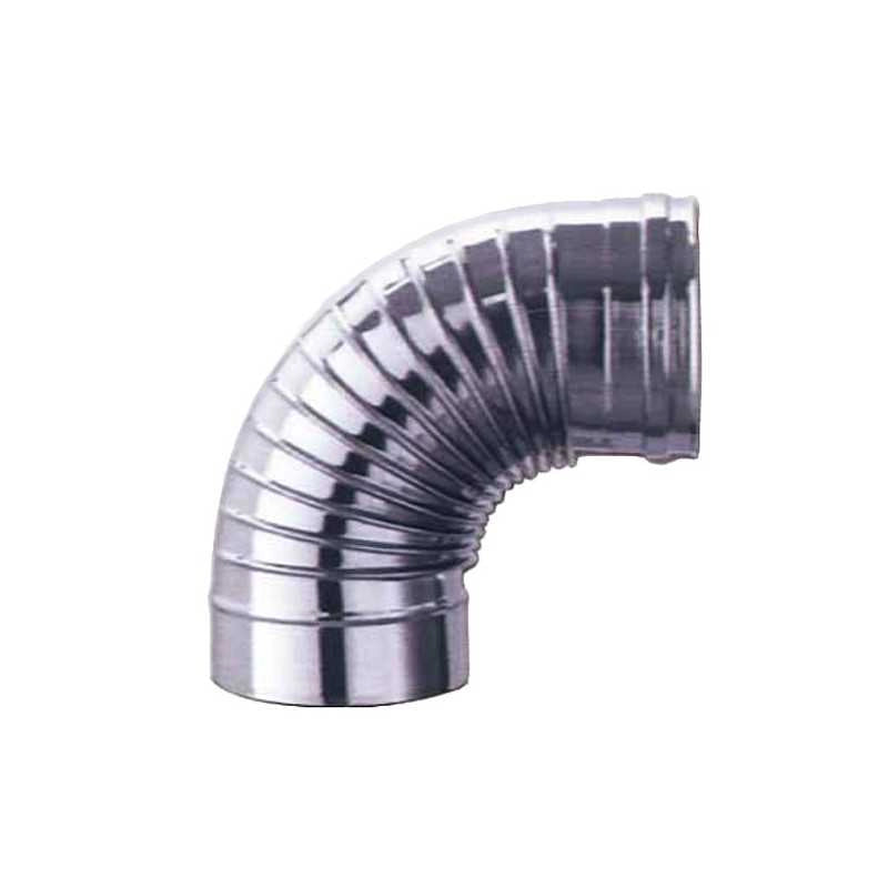 Gomito Inox 90° 18 Ala