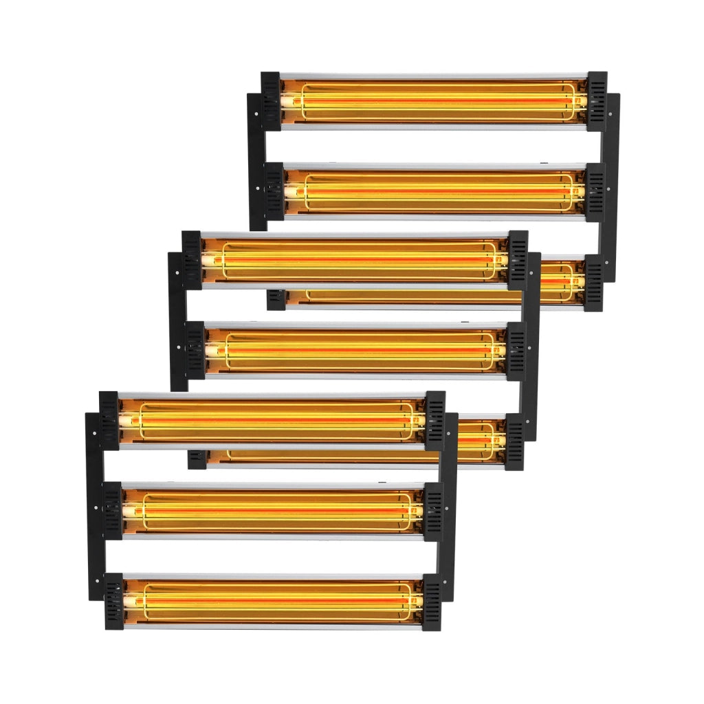 Lampada a infrarossi per verniciatura 3000W essiccatore riscaldante in metallo a onde corte per officina