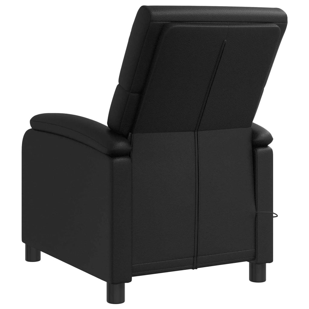 Divano Sedia-Poltrona Massaggiante Nero Similpelle 182800