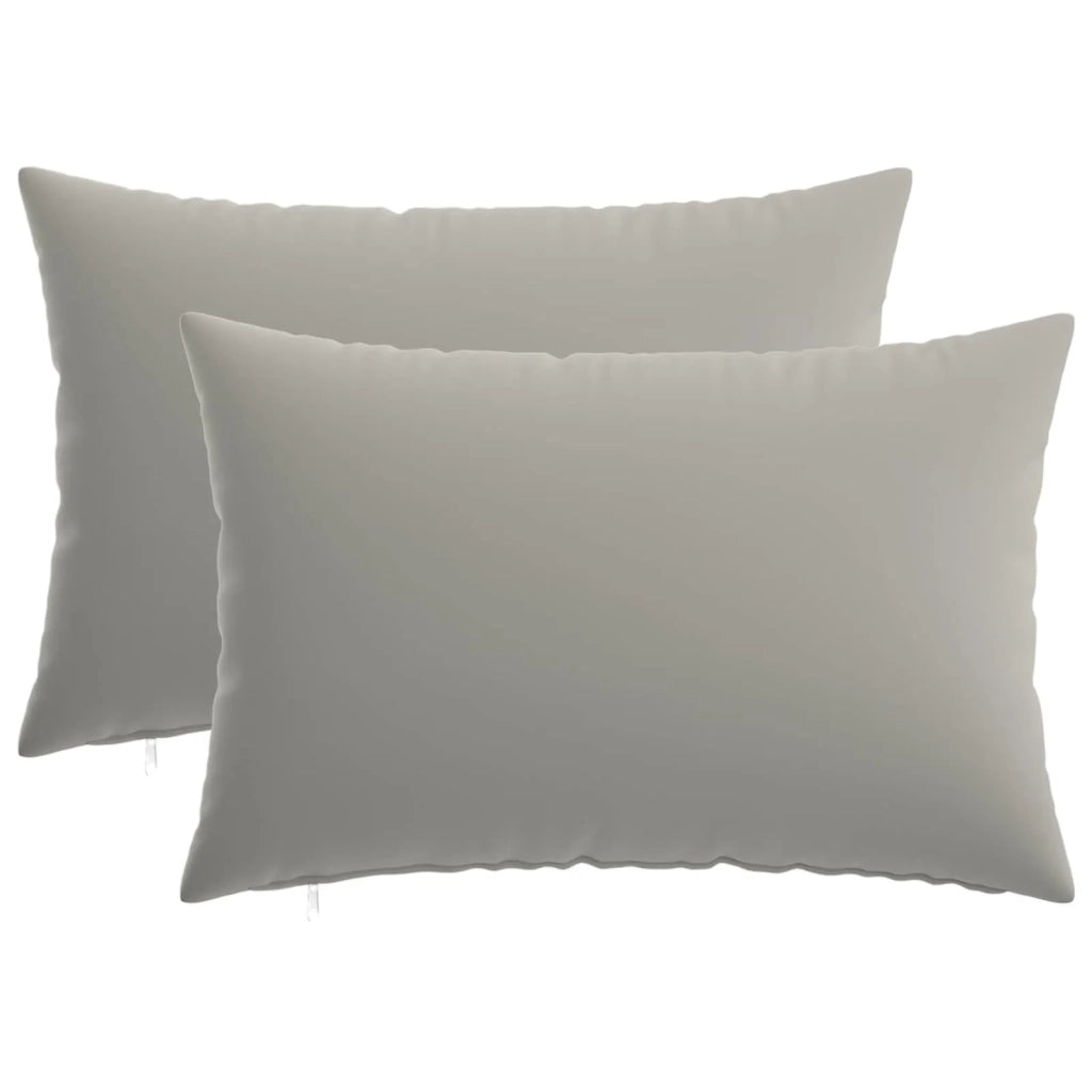 Cuscino con cuscino HEERLEN 2 pz Grigio Poliestere 925107