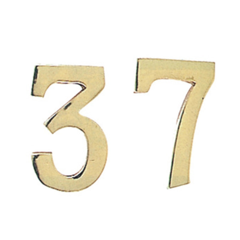 BL NUMERO CIVICO 0 IN OTTONE 100 MM