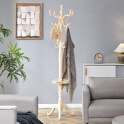 Appendiabiti ¨C Minimal ¨C bianco crema legno massello