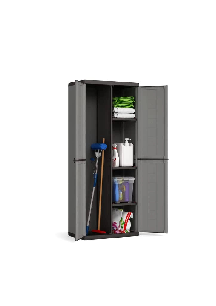 Keter ARMADIO PORTASCOPE JOLLY cm. 68x39x166 h col. Grigio