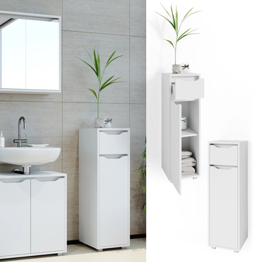 Vicco Mobiletto bagno Bianco 30 x 97.5 cm