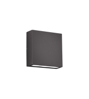 Applique Led Parete Esterno Quadrata Doppia Luce Antracite H14 Thames GD Trio