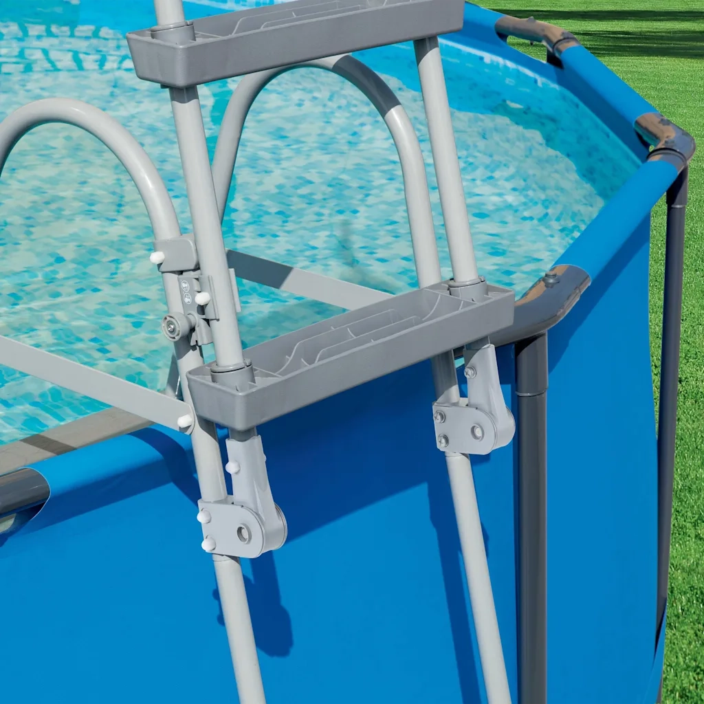 Bestway Scaletta per Piscine a 4 Gradini Flowclear 122 cm 58331 91637