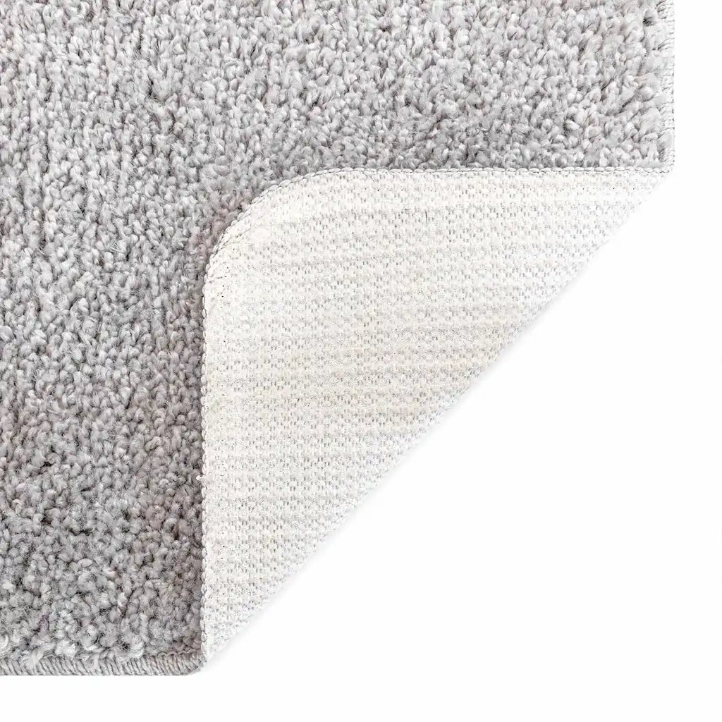 Tappeto Shaggy Antiscivolo Grigio 200 x 200 cm PP 4019778