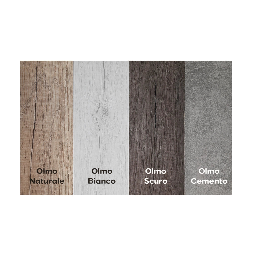TOP IN LEGNO PER BASE MOD. UNIKA- cm 70x46x1,8 Olmo Cemento- DH- pezzi 1