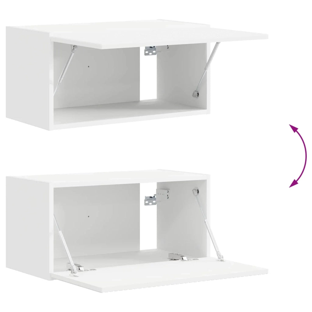 Set mobile TV 6 pcs Bianco Legno multistrato 3409123