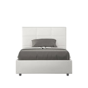 Letto Matrimoniale 160x190 cm Senza Rete Mika Bianco