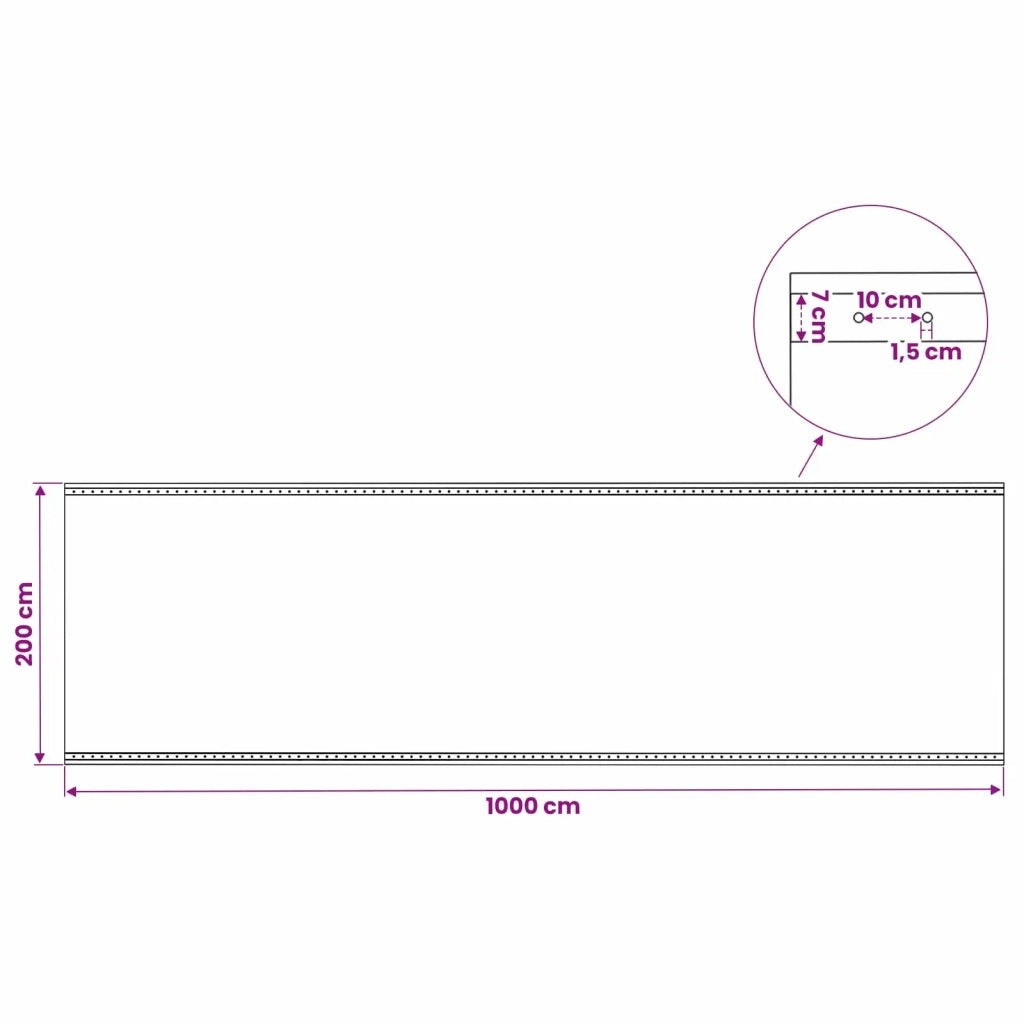 Teloni Leno 2 pz 260 g/m² 3x10 m Bianchi 3082823