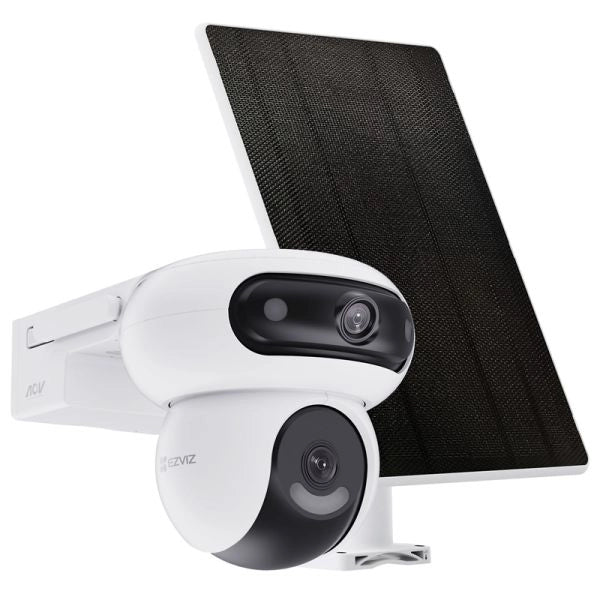 EZVIZ - HB90 Dual 2K+ - telecamera a batteria doppio obiettivo con pannello solare