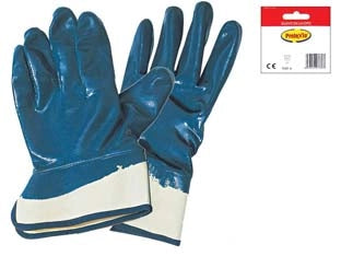 GUANTI DA LAVORO IN TELA COMPLETAMENTE SPALMATO IN NBR- - tg.10 - 12 blister EXCEL