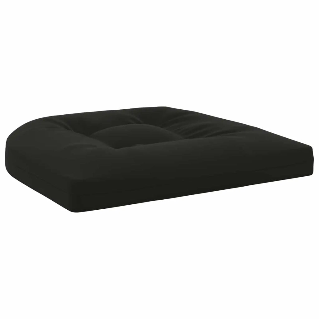 Cuscini per Sedia in 4 Pezzi 4 pz 100% Poliestere Nero 945325