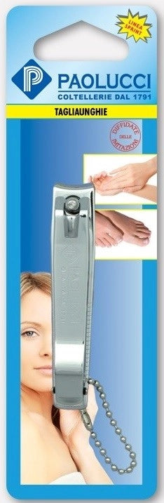 Tagliaunghie portatile in acciaio cromato grande paolucci