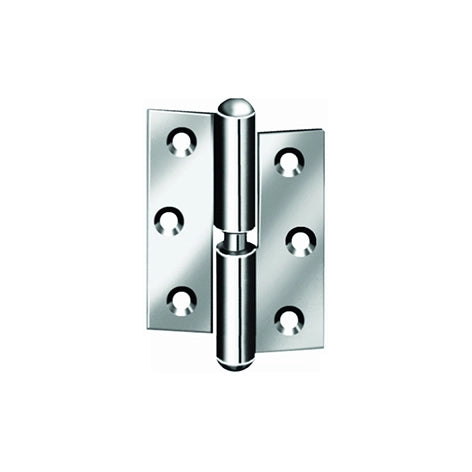 Cerniere per porte Inox sinistra 50x40 mm. - 2 pz.