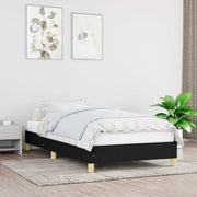 Giroletto senza Materasso Nero 90x190 cm in Tessuto 346780