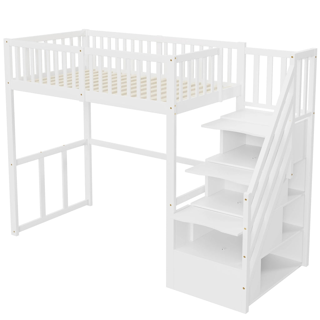 letto a castello legno bianco 97 x 252 cm