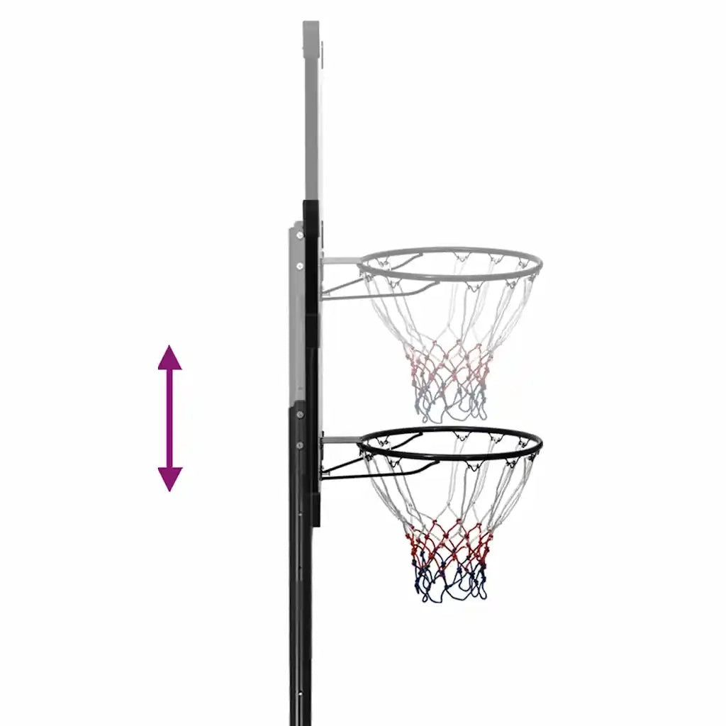 Supporto per Pallacanestro Trasparente 256-361 cm Policarbonato 93650