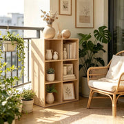 LIBRERIA A CUBI 59,6 x 89 x 29 cm Rovere