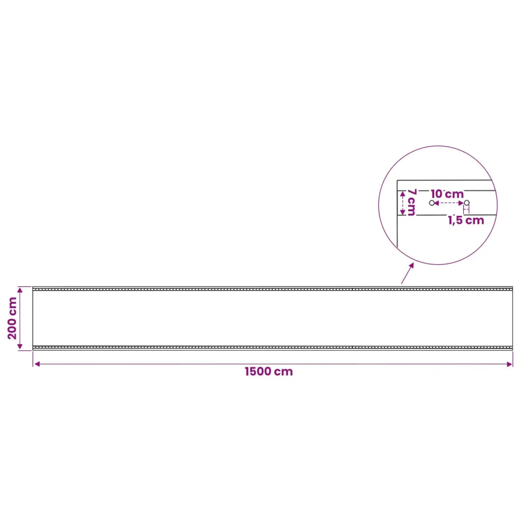 Teloni Leno 2 pz 260 g/m² 2x15 m Bianchi 3082816