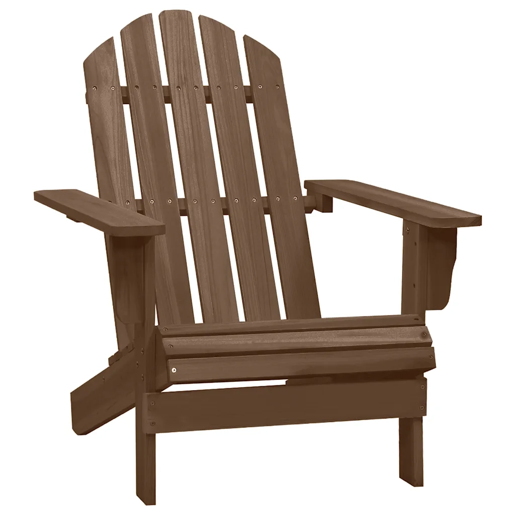 Sedia da Giardino in Legno Marrone 45703