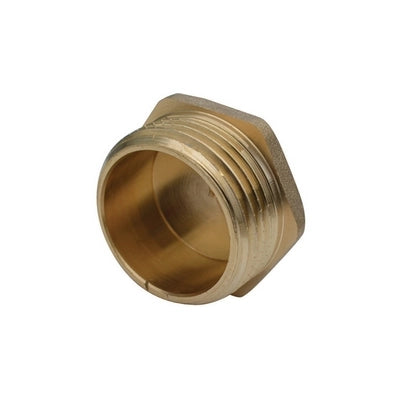 TAPPO MASCHIO OTTONE GIALLO IBP- 3/8- IBP- pezzi 1