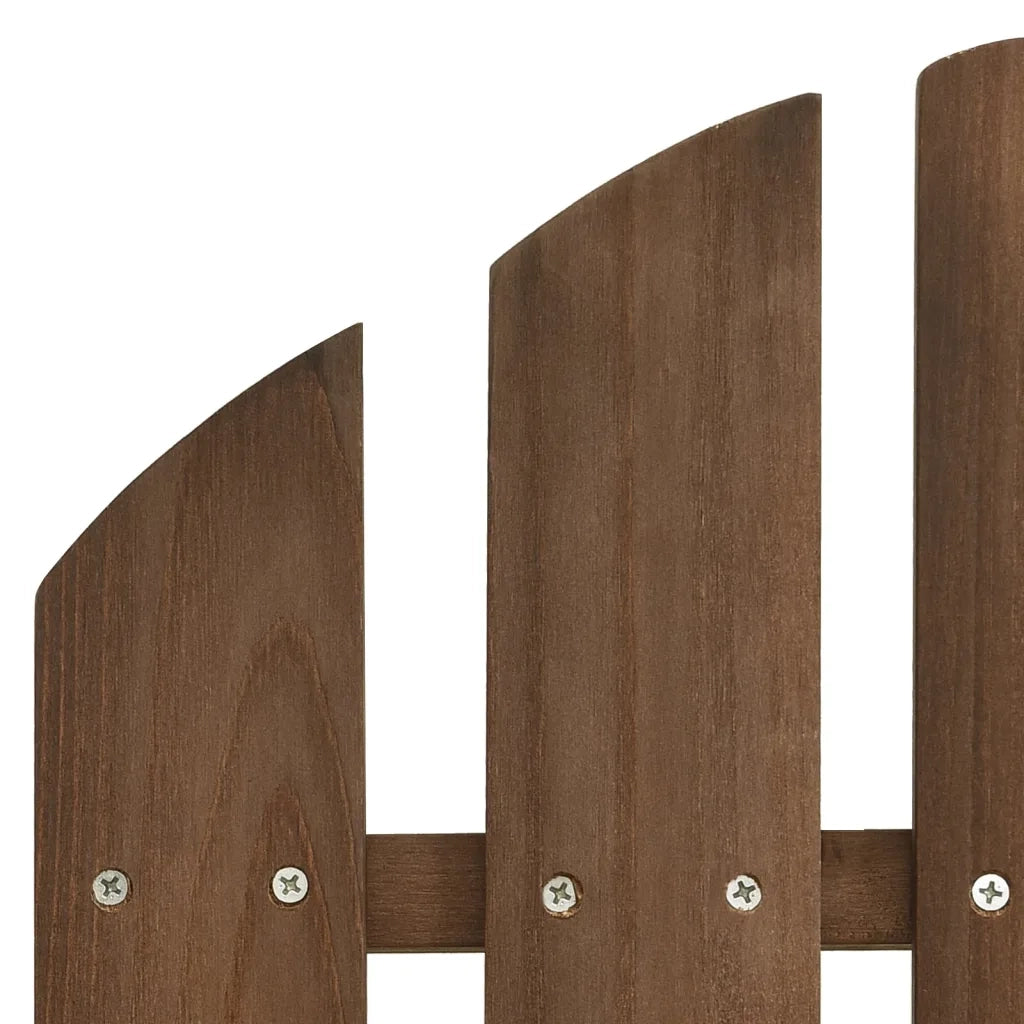 Sedia da Giardino in Legno Marrone 45703