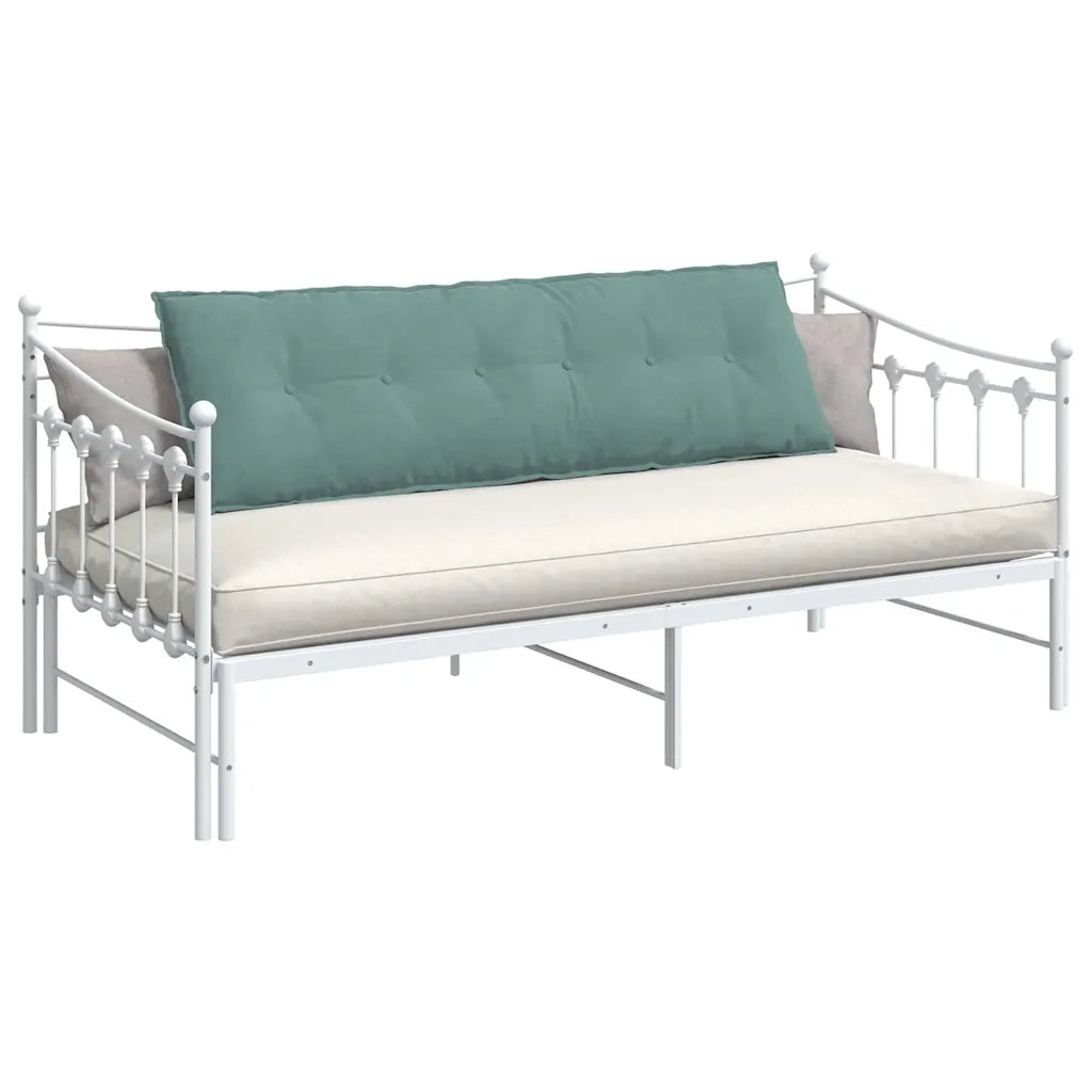 Cuscino per Schiena | Cuscino dorsale Verde Mare 160 x 50 cm Tessuto in Cords