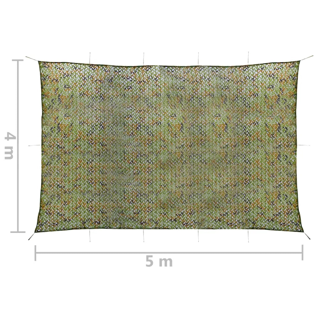 Rete Mimetica con Custodia 4x5 m Verde 135892