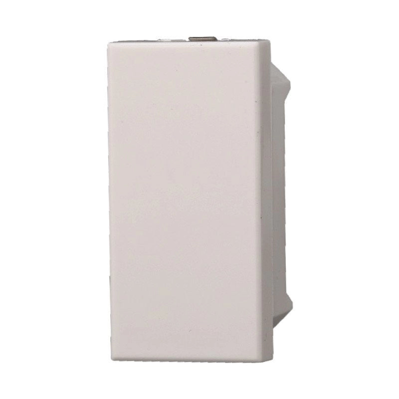 2 Pezzi Copritasti Copriforo Copritasto Falso Polo 1P Bianco Compatibile Con Bticino Axolute