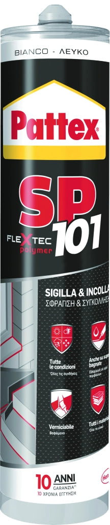 Henkel SILICONE NEUTRO PATTEX SP101 ml. 280 - Bianco