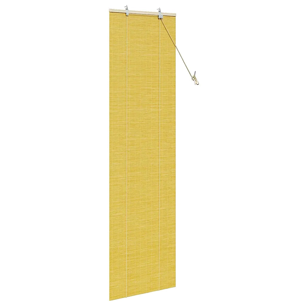 Tenda a rullo Giallo 60 x 220 cm Bambù 42006863